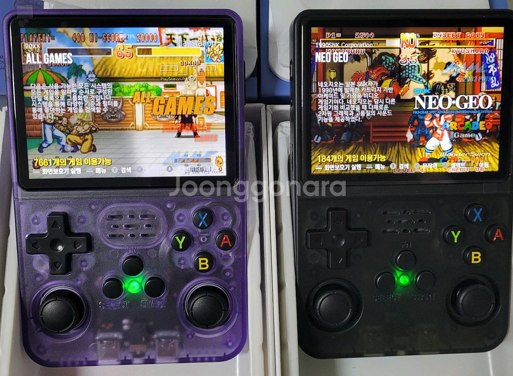 r36s 한글 휴대용 게임기 128g 레트로게임기--0