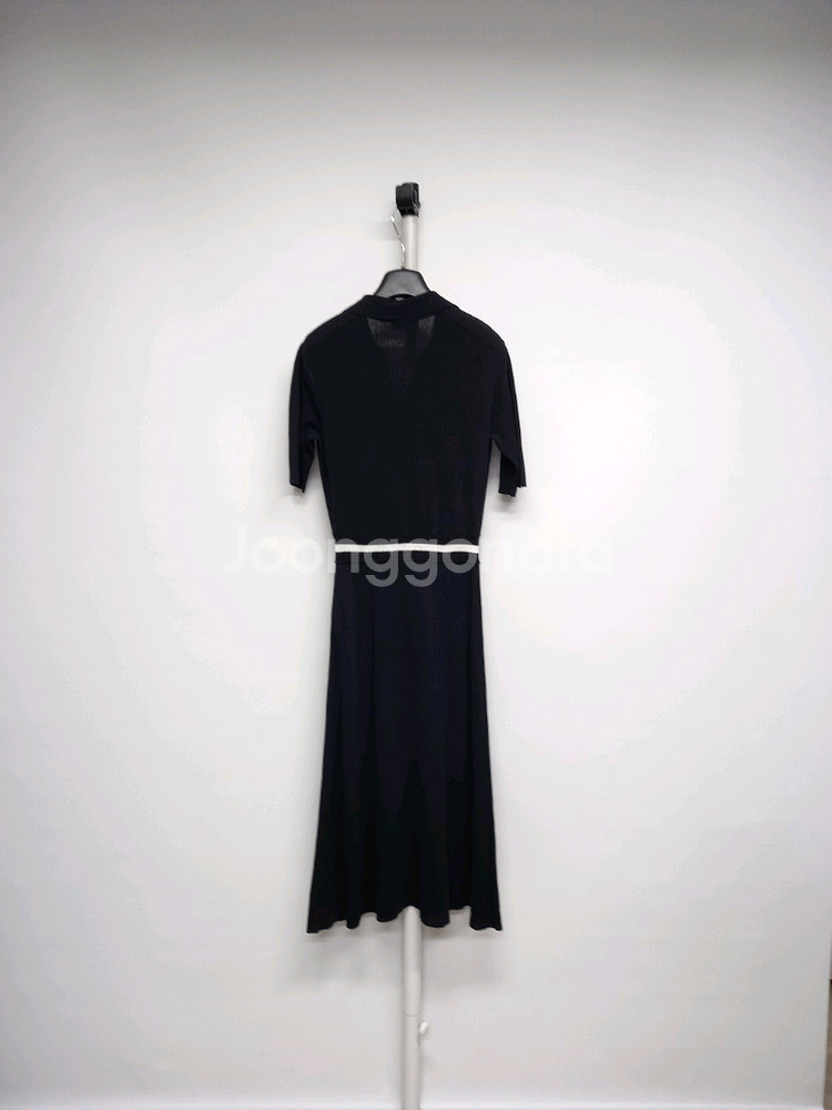 타임 춘하추 레이온 니트 맥시 롱 플레어 원피스 F 33-55--1