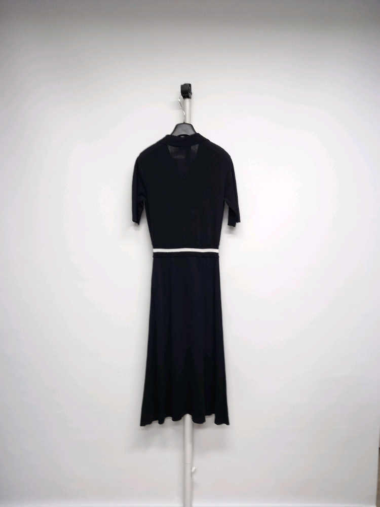 타임 춘하추 레이온 니트 맥시 롱 플레어 원피스 F 33-55--1