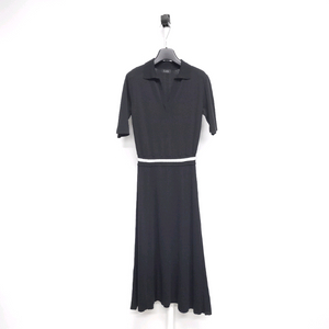 타임 춘하추 레이온 니트 맥시 롱 플레어 원피스 F 33-55