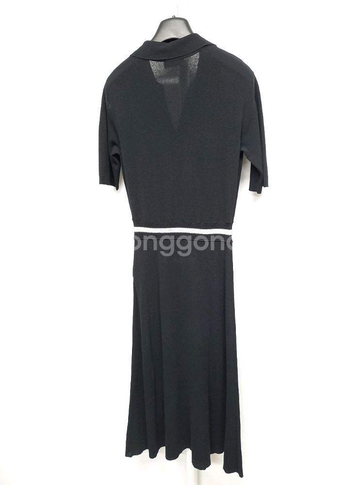 타임 춘하추 레이온 니트 맥시 롱 플레어 원피스 F 33-55--7