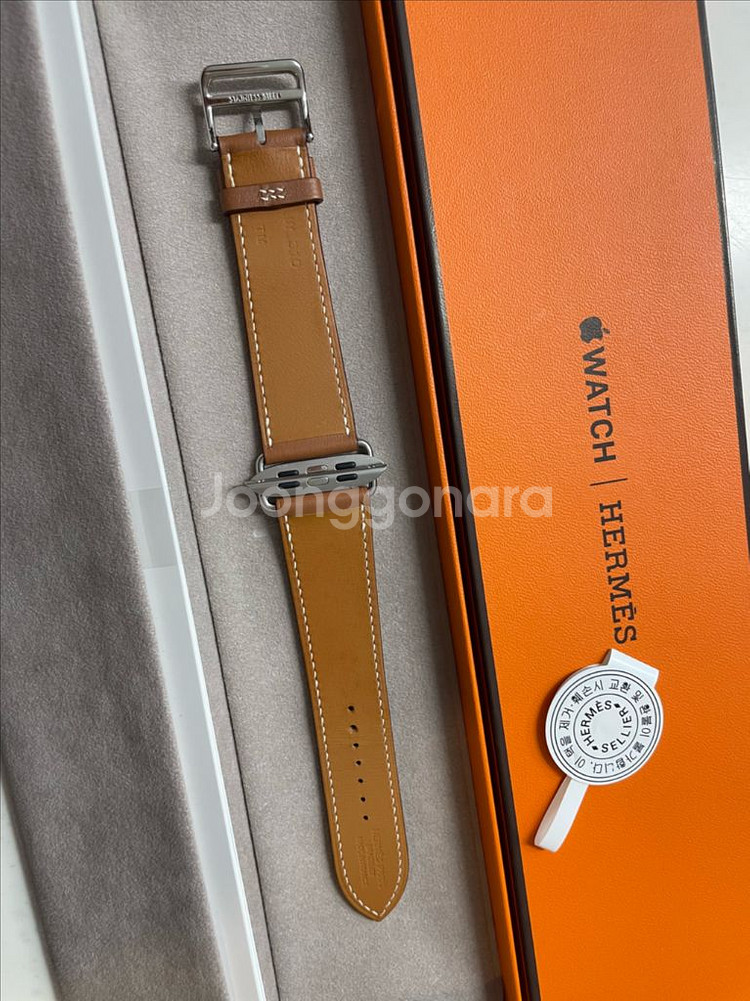 애플워치 에르메스 골드싱글 45mm SSS급 9세대--3