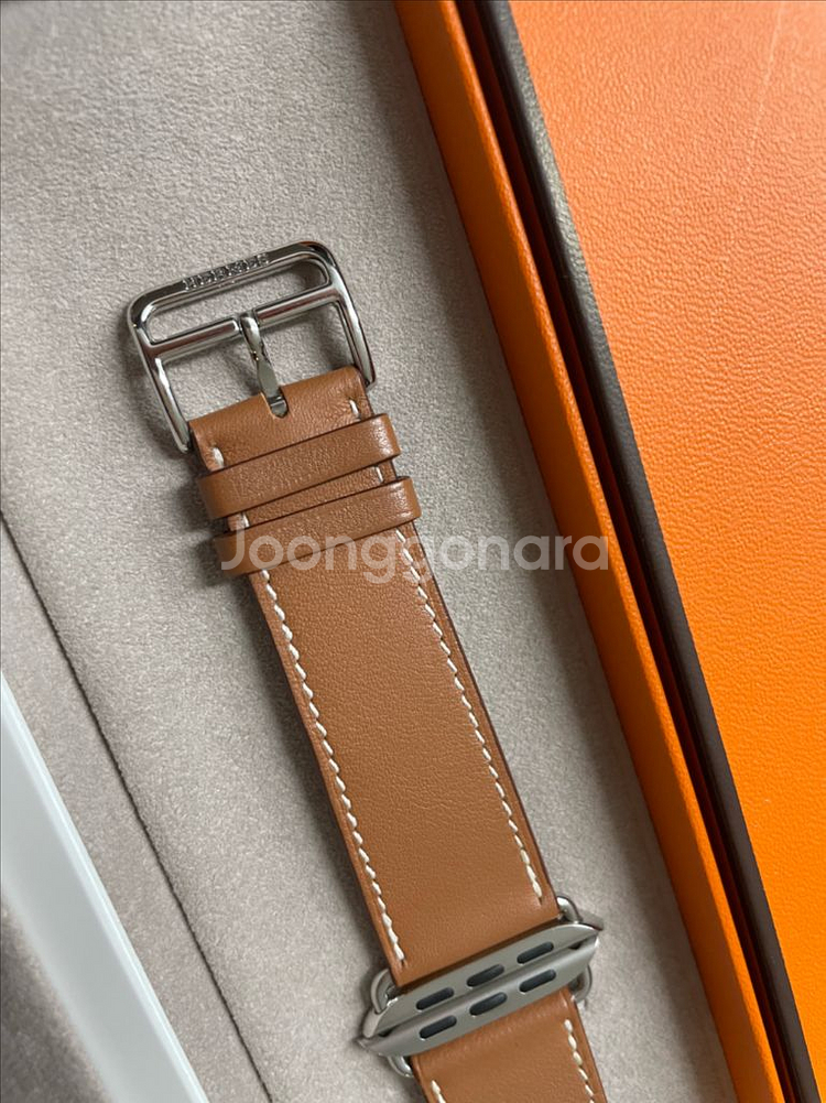 애플워치 에르메스 골드싱글 45mm SSS급 9세대--1