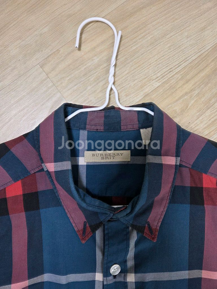 버버리 브릿 셔츠 M사이즈--7