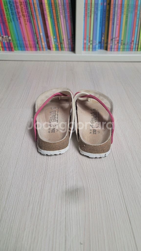 버켄스탁 샌들 230mm 핑크/화이트--3