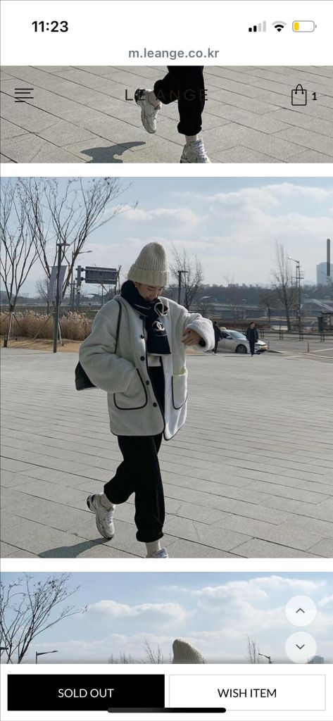 (새상품)리앙쥬 깔깔이 양면 패딩--3