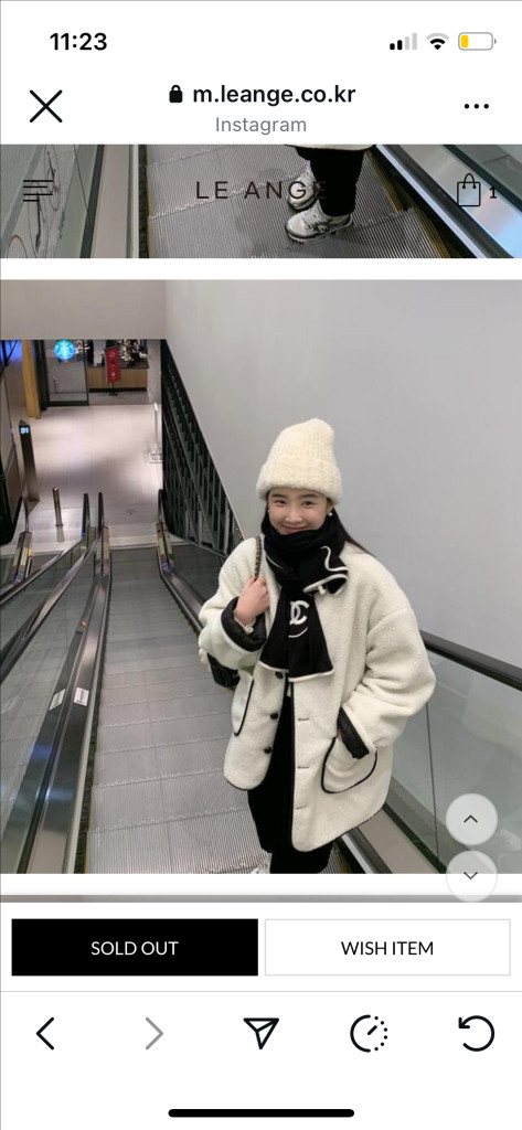 (새상품)리앙쥬 깔깔이 양면 패딩--2