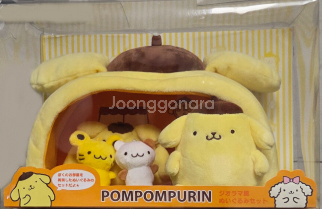 폼폼푸린 하우스 /폼폼푸린 디오라마 인형세트 판매합니다--0