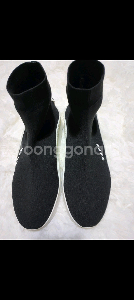 미우미우 니트 삭스스니커즈37(정품)--2