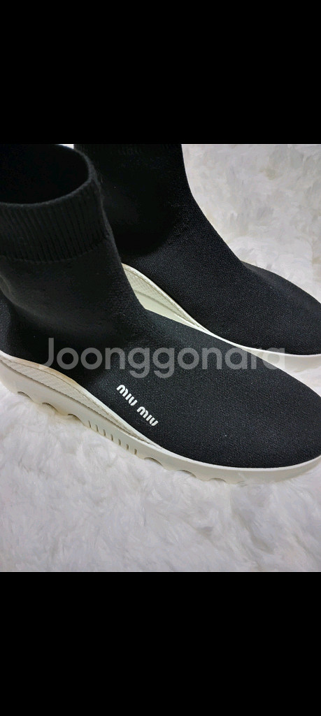 미우미우 니트 삭스스니커즈37(정품)--1