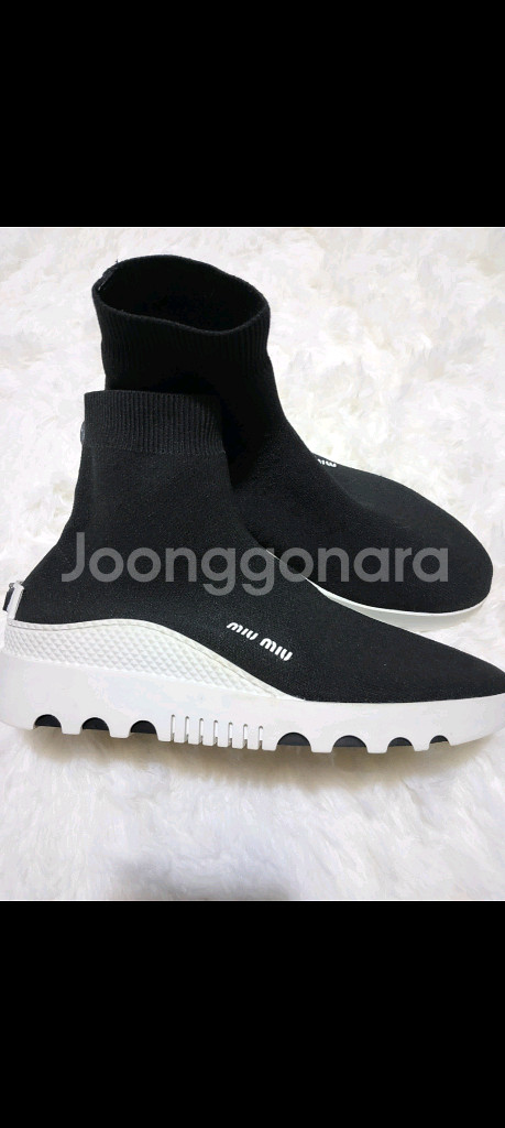 미우미우 니트 삭스스니커즈37(정품)--3