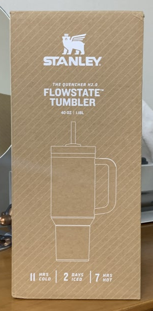 [미개봉 제품] 스탠리 퀜처 H2.0 플로우 스테이트 텀블러 보온 보냉 물병 야로우 1.18L--0