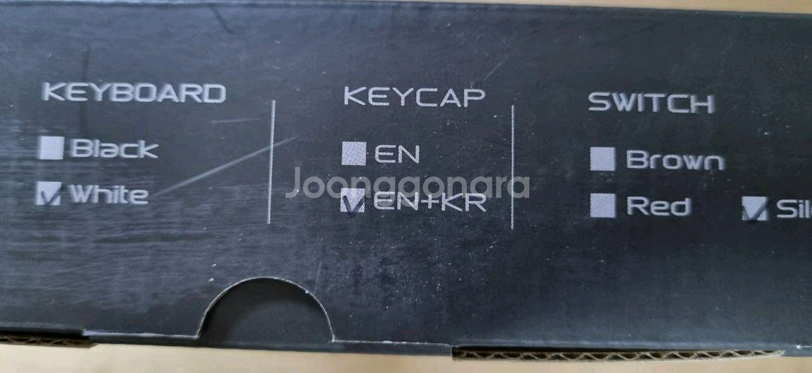 [미개봉 제품] 아콘 ARCHON K75 유/무선 블루투스 기계식 키보드 한글판 화이트 저소음 적축--1