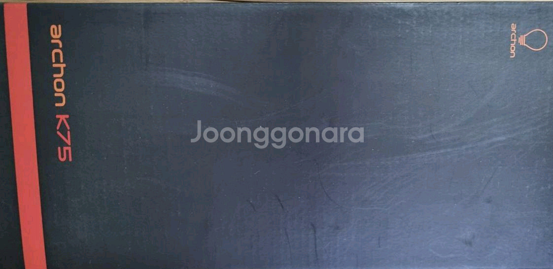 [미개봉 제품] 아콘 ARCHON K75 유/무선 블루투스 기계식 키보드 한글판 화이트 저소음 적축--0