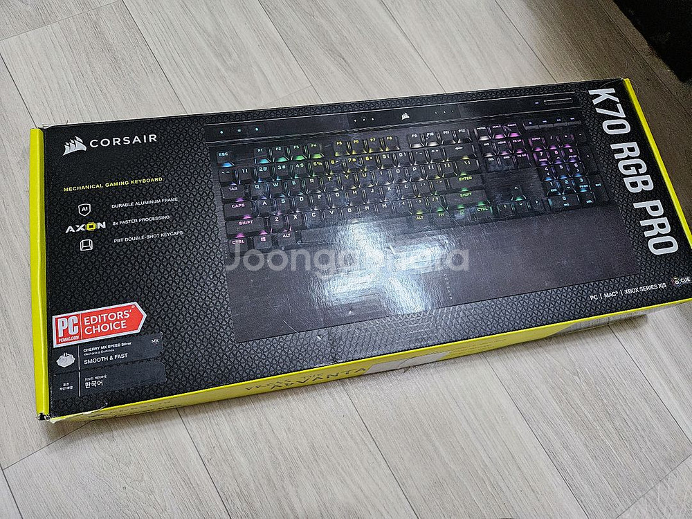 커세어 K70 rgb pro 은축(스피드축) 게이밍키보드--0