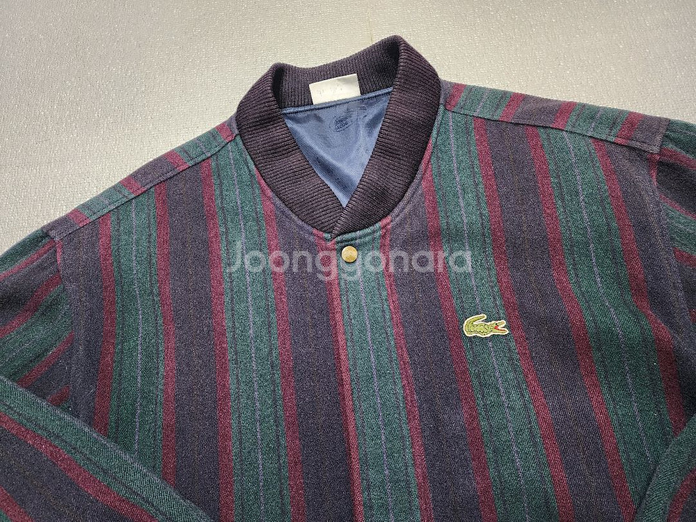 라코스테 올드스쿨 울 블루종 자켓--1