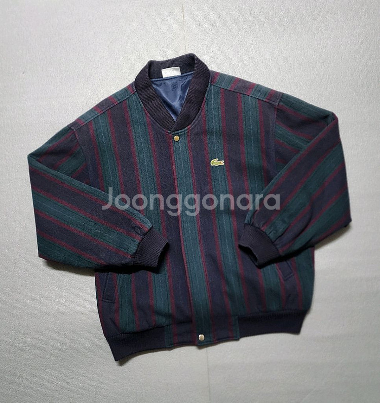 라코스테 올드스쿨 울 블루종 자켓--0