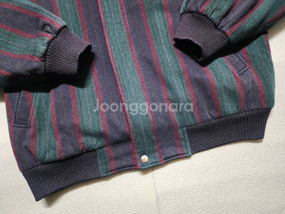 라코스테 올드스쿨 울 블루종 자켓--2