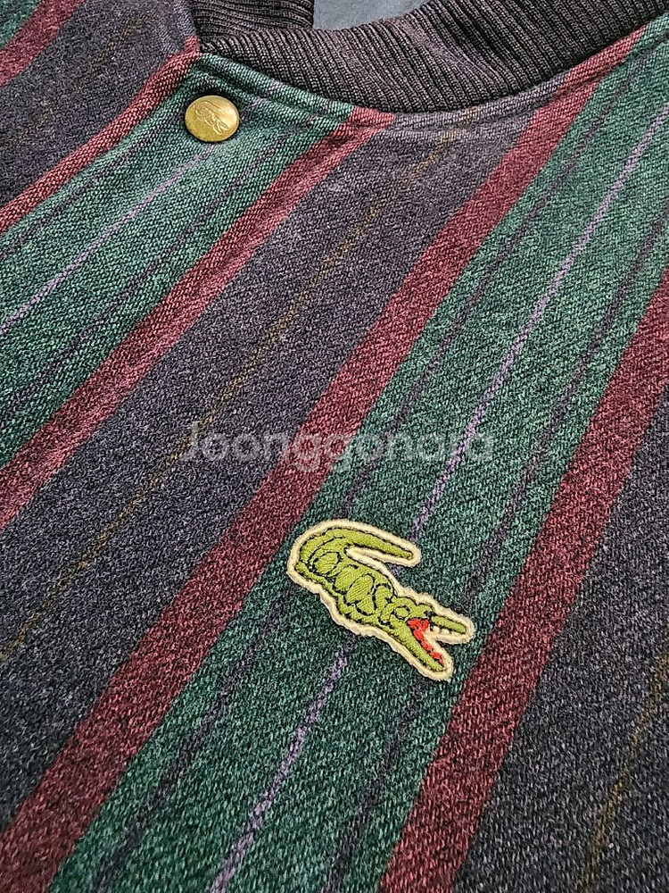 라코스테 올드스쿨 울 블루종 자켓--5