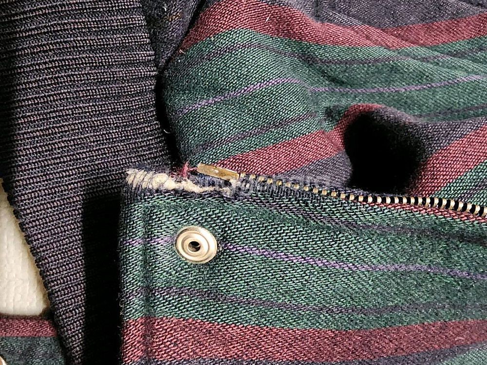 라코스테 올드스쿨 울 블루종 자켓--7