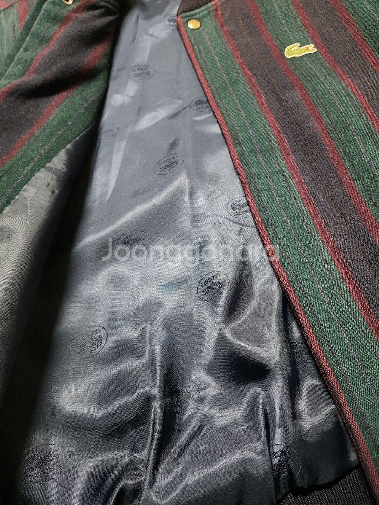 라코스테 올드스쿨 울 블루종 자켓--6