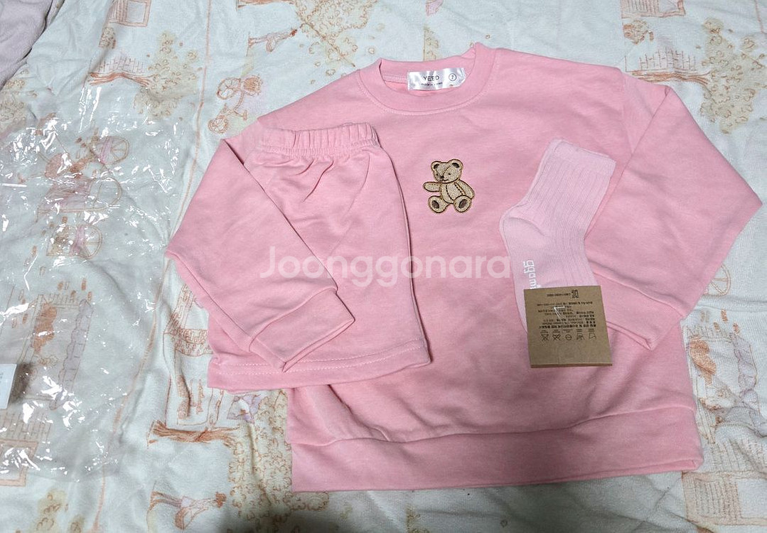 아동 100호 여아 코트자켓 원피스 세트 원피스 트렌치코트 상하세트 일괄--2