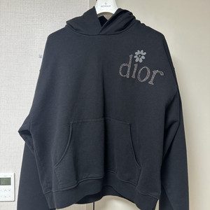 디올 erl 플라워 로고 후드티 2XL