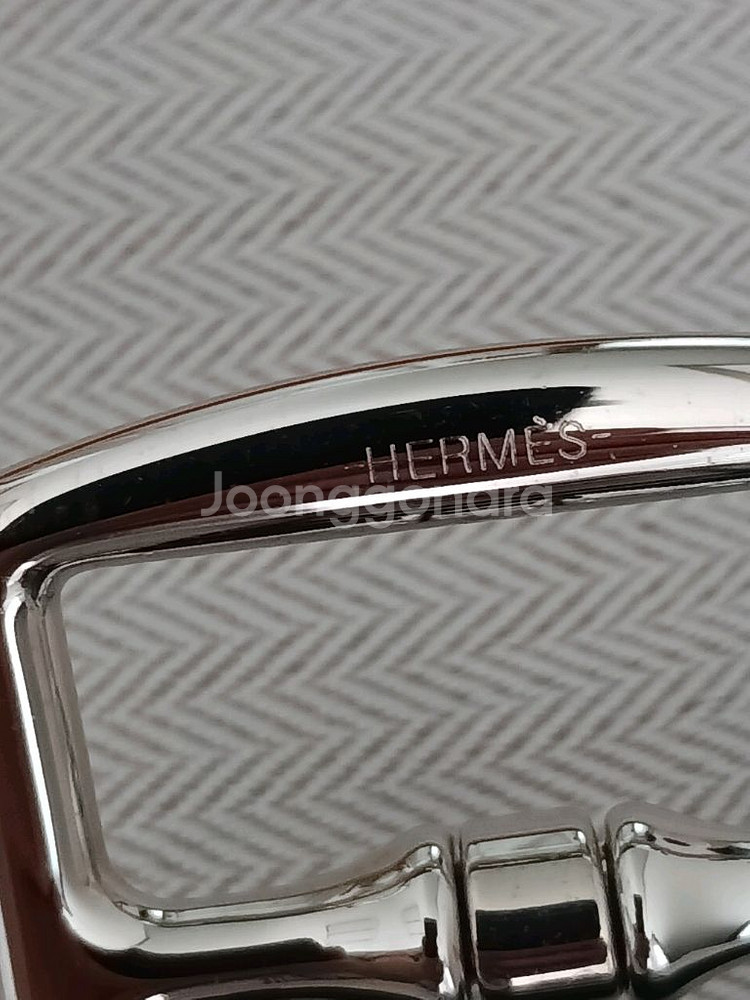 에르메스 남성벨트 95 사이즈--6