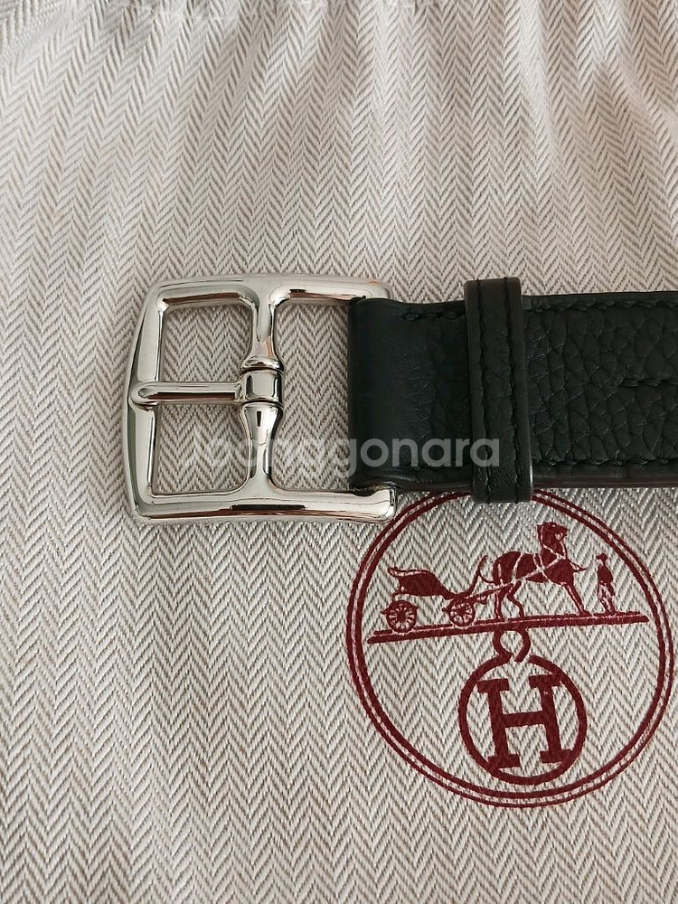 에르메스 남성벨트 95 사이즈--4