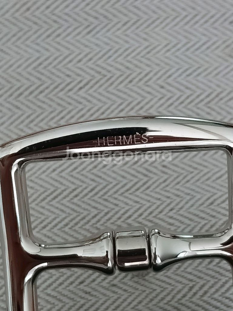 에르메스 남성벨트 95 사이즈--5