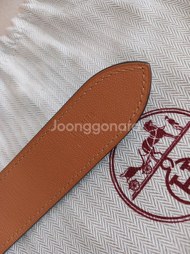 에르메스 남성벨트 95 사이즈--8