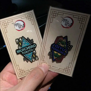 귀멸의칼날 롯데시네마 뱃지 기유 무이치로 일괄