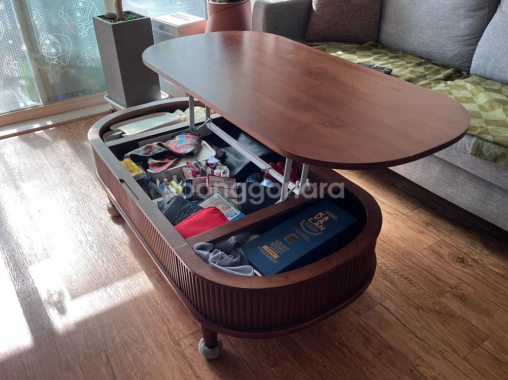 오슬로 리프트업 원목 테이블(11/8일까지 판매)--3