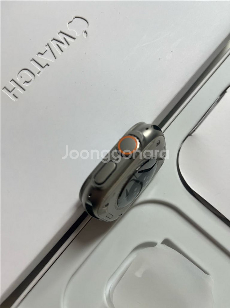 애플워치 울트라1 실버 SSS급 풀구성--3