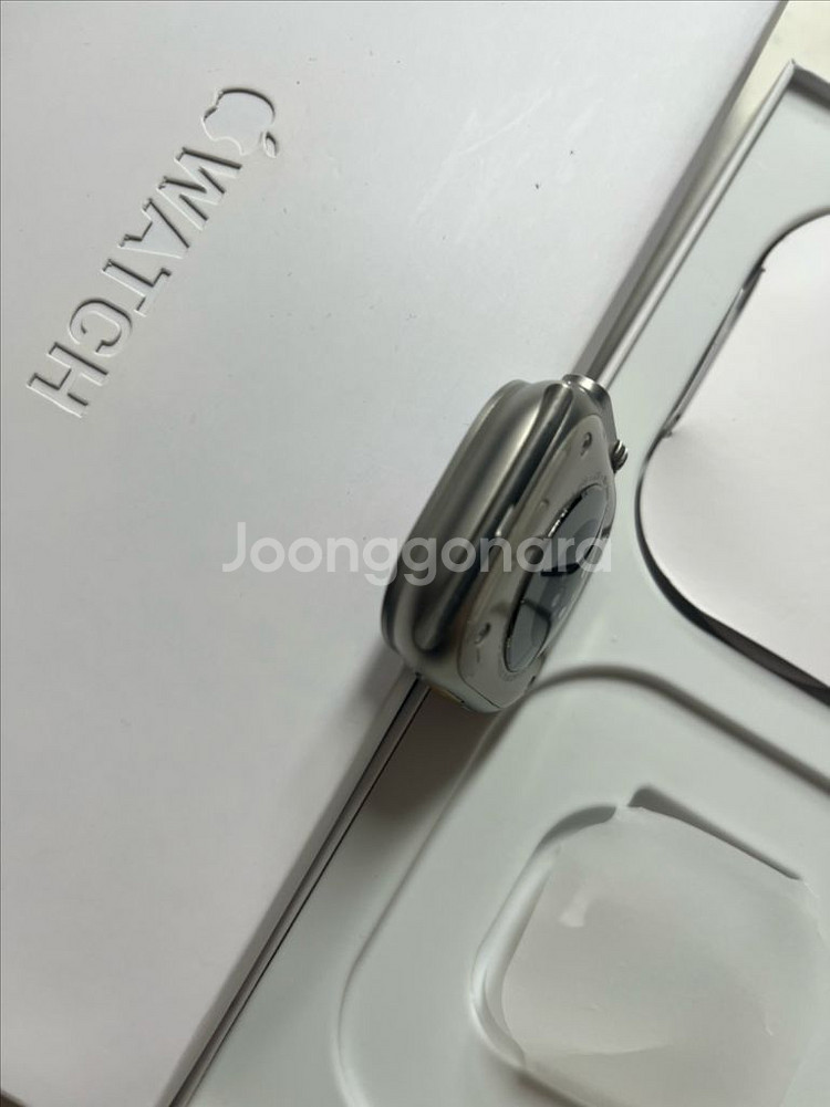 애플워치 울트라1 실버 SSS급 풀구성--4