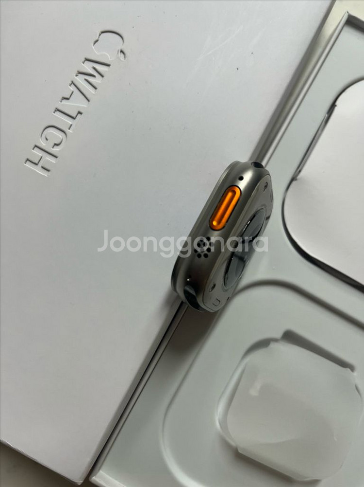 애플워치 울트라1 실버 SSS급 풀구성--5