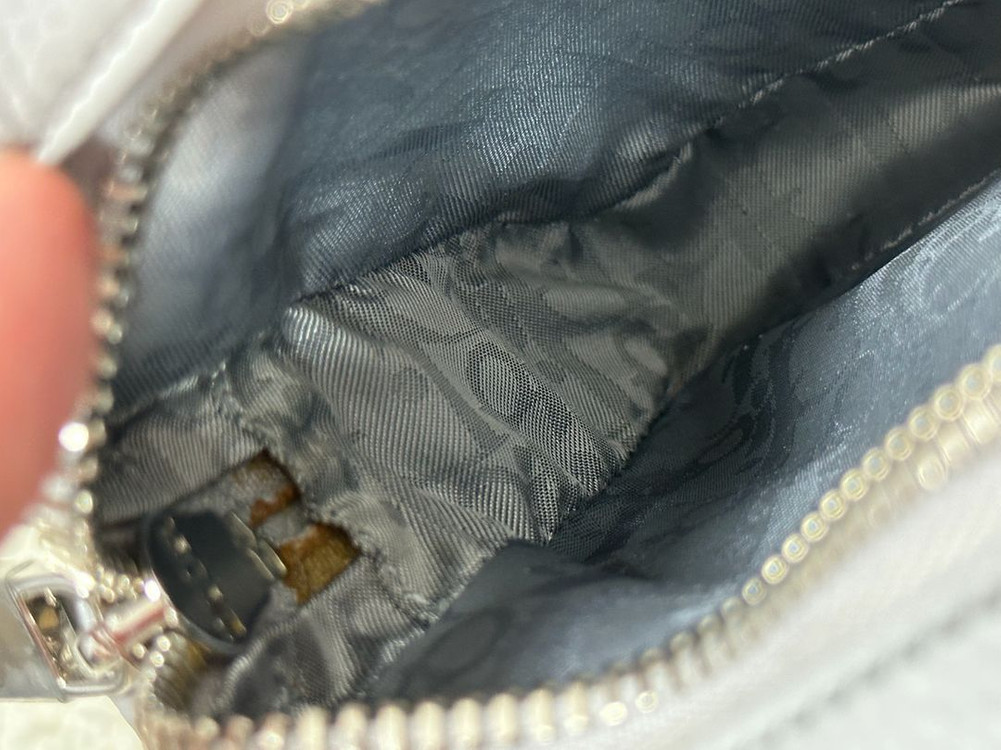 디올 조던 콜라보 미니백 메신저백 그레이--8