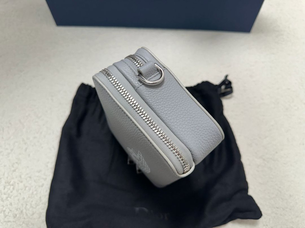 디올 조던 콜라보 미니백 메신저백 그레이--5