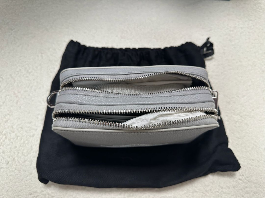 디올 조던 콜라보 미니백 메신저백 그레이--6