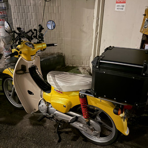 슈퍼커브 110 옐로우 19년식