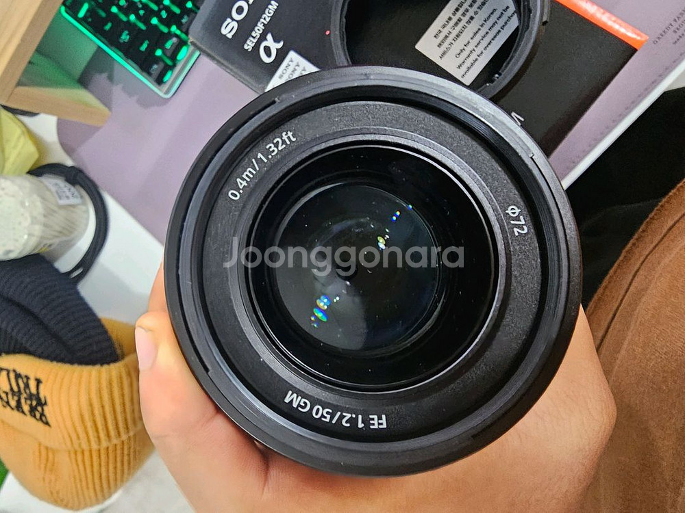 소니 FE 50mm F1.2 GM 렌즈--1