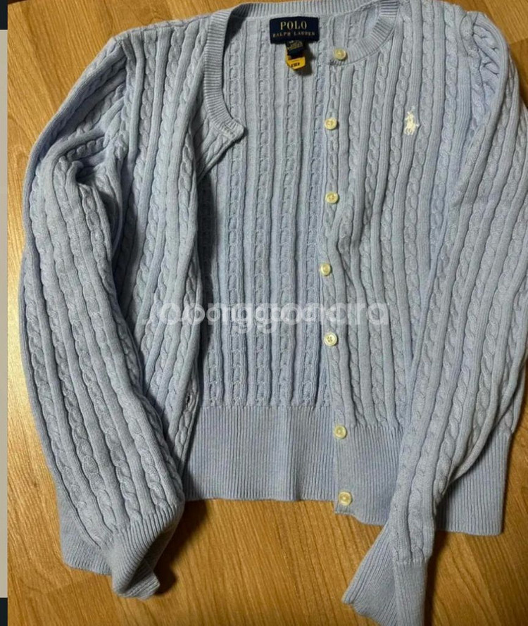 폴로케이블니트가디건--2