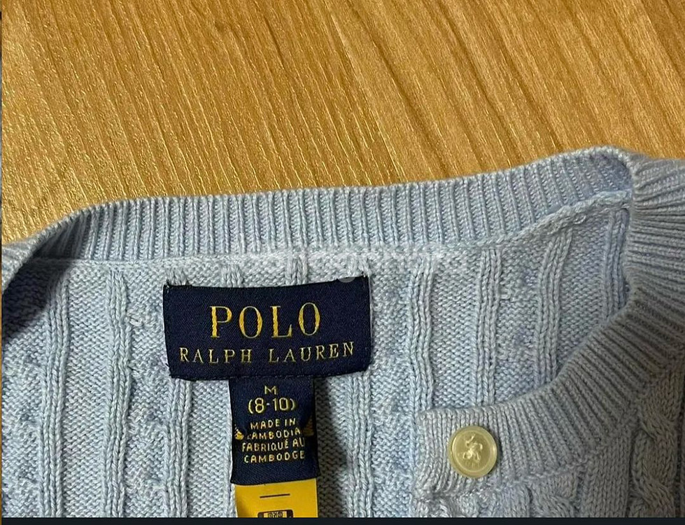 폴로케이블니트가디건--1