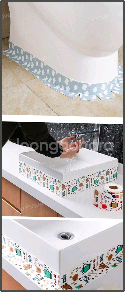 구름 패턴 방수테이프 6개--4