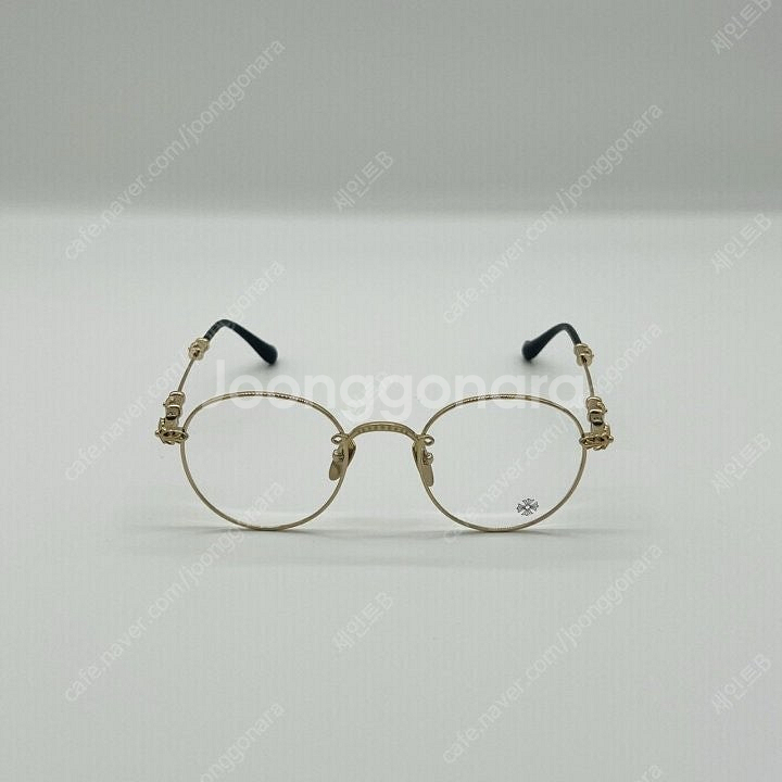 크롬하츠부바 금테안경--1