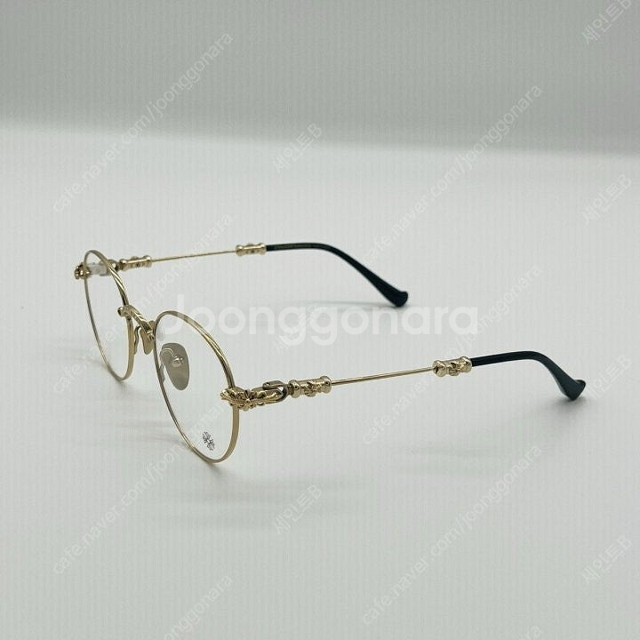 크롬하츠부바 금테안경--2