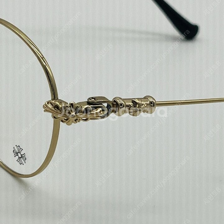 크롬하츠부바 금테안경--3