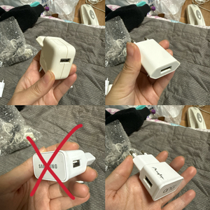 삼성 /애플 정품 충전기 어댑터 및 어댑터