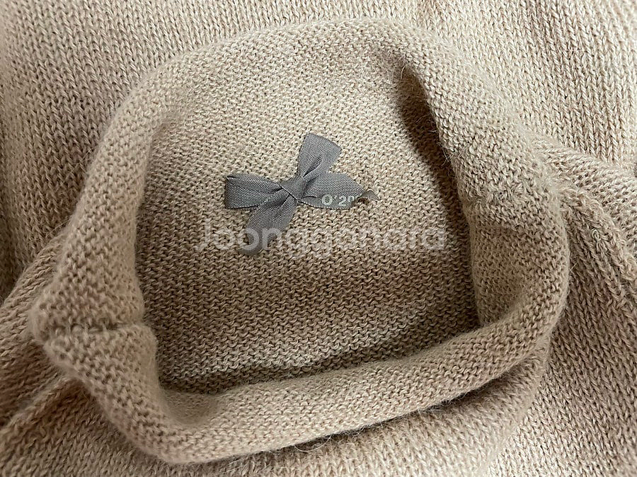 여성 알파카 니트 터틀넥 스웨터--2