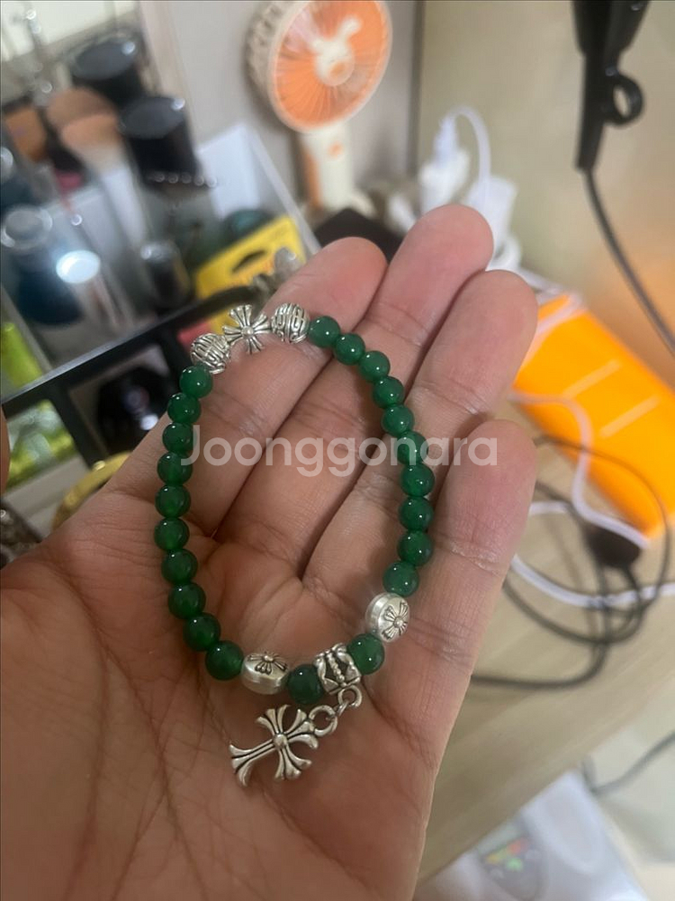 크롬 행운팔찌--0